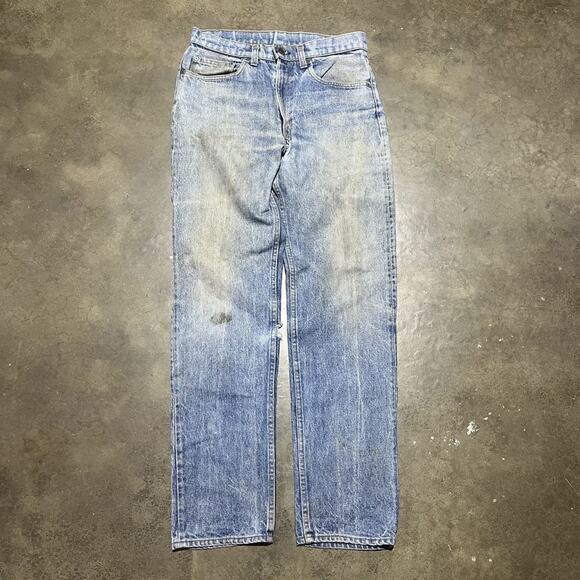 Vintage 80s Levi's 505xx Blue Regular Fit Jeans 30x32 - Picture 1 of 5